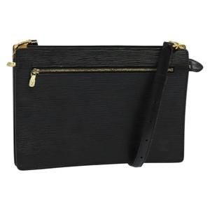 LOUIS VUITTON Epi Angian Shoulder Bag 2way Black M52112 LV Auth 133693
